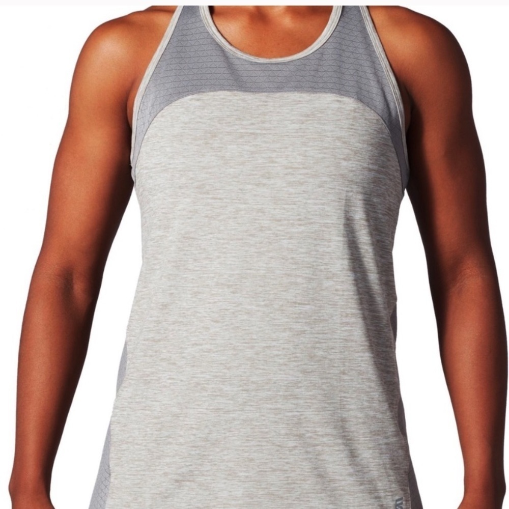 Second Skin Gray Racerback Tank Top. Size XS. EUC